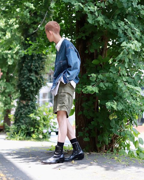 A.PRESSE アプレッセ 23AW Denim Engineer Jacketスタイル