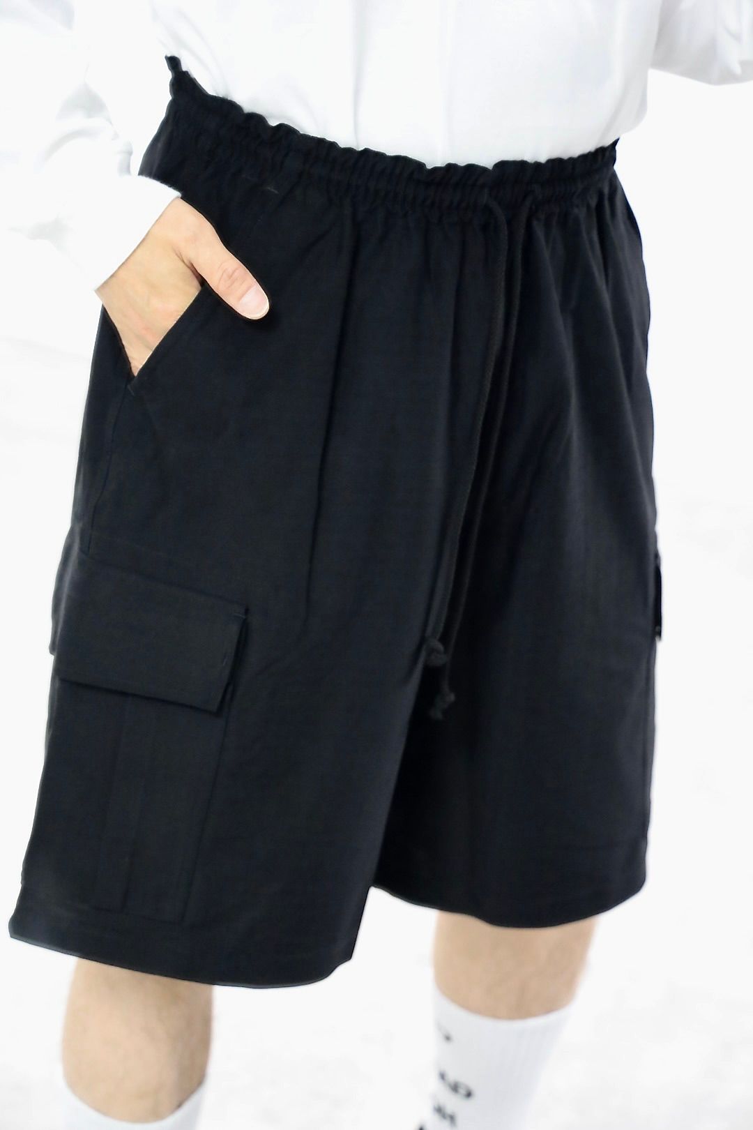 COMME des GARCONS HOMME 26SS ストレッチカルゼポロシャツスタイル