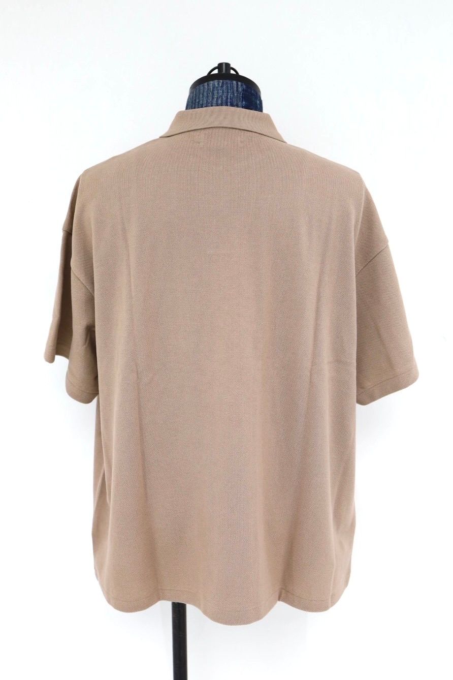 グラフペーパー 26SS Cotton Pique Jersey S/S Skipper Polo(GU261-70416)TAUPE☆4月11日(土)発売！