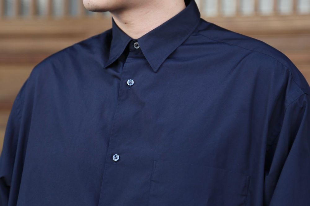 Gpaphpaper Broad L/S Oversized Regular Collar Shirt(GM212-50110B) style.2021.5.23.