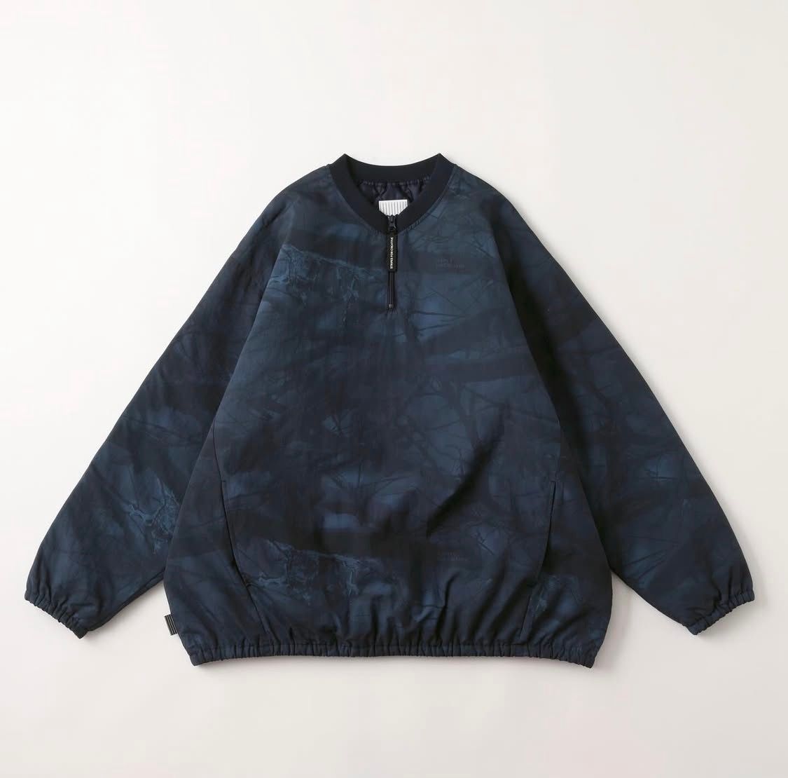 S.F.C 25FW エスエフシー BASEBALL HALF ZIP JACKET (SFCFW25J03)Navy Tree Camo☆10月25日(土)発売！