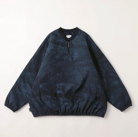 S.F.C 25FW エスエフシー BASEBALL HALF ZIP JACKET (SFCFW25J03)Navy Tree Camo☆10月25日(土)発売！