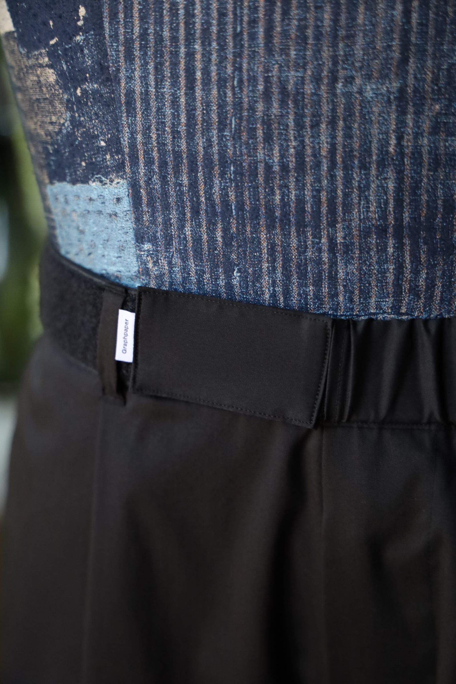 グラフペーパー Solotex Twill Wide Chef Shorts(GM252-40006B)BLACK