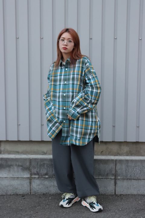 FreshService 22AW CORPORATE CHECK REGULAR COLLAR SHIRT style.2022.10.29