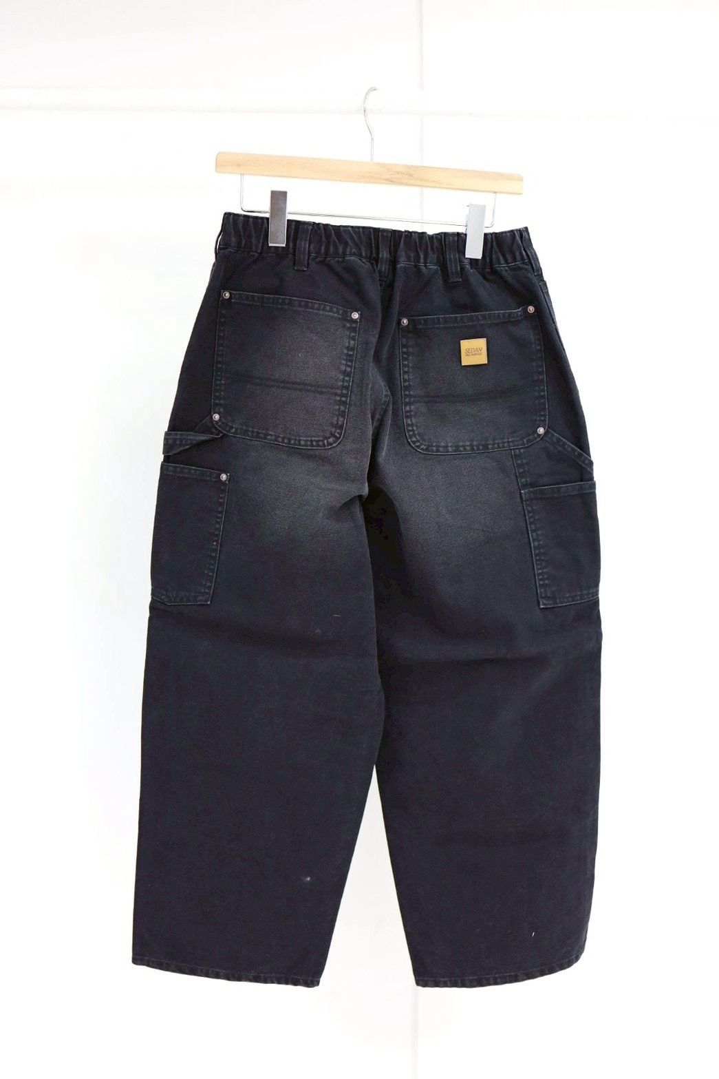 セダンオールパーパス 26SS Vintage Washed Double Knee Pants(SD26S-PT04)Black☆3月7日(土)発売！