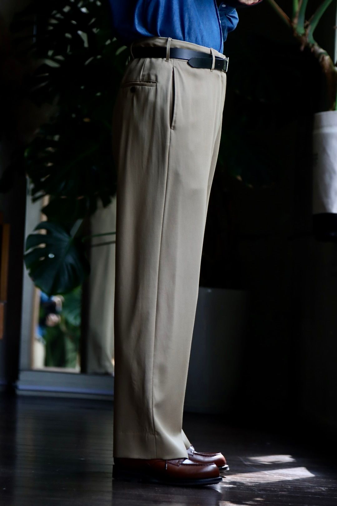 A.PRESSE Vintage Wool Trousersスタイル