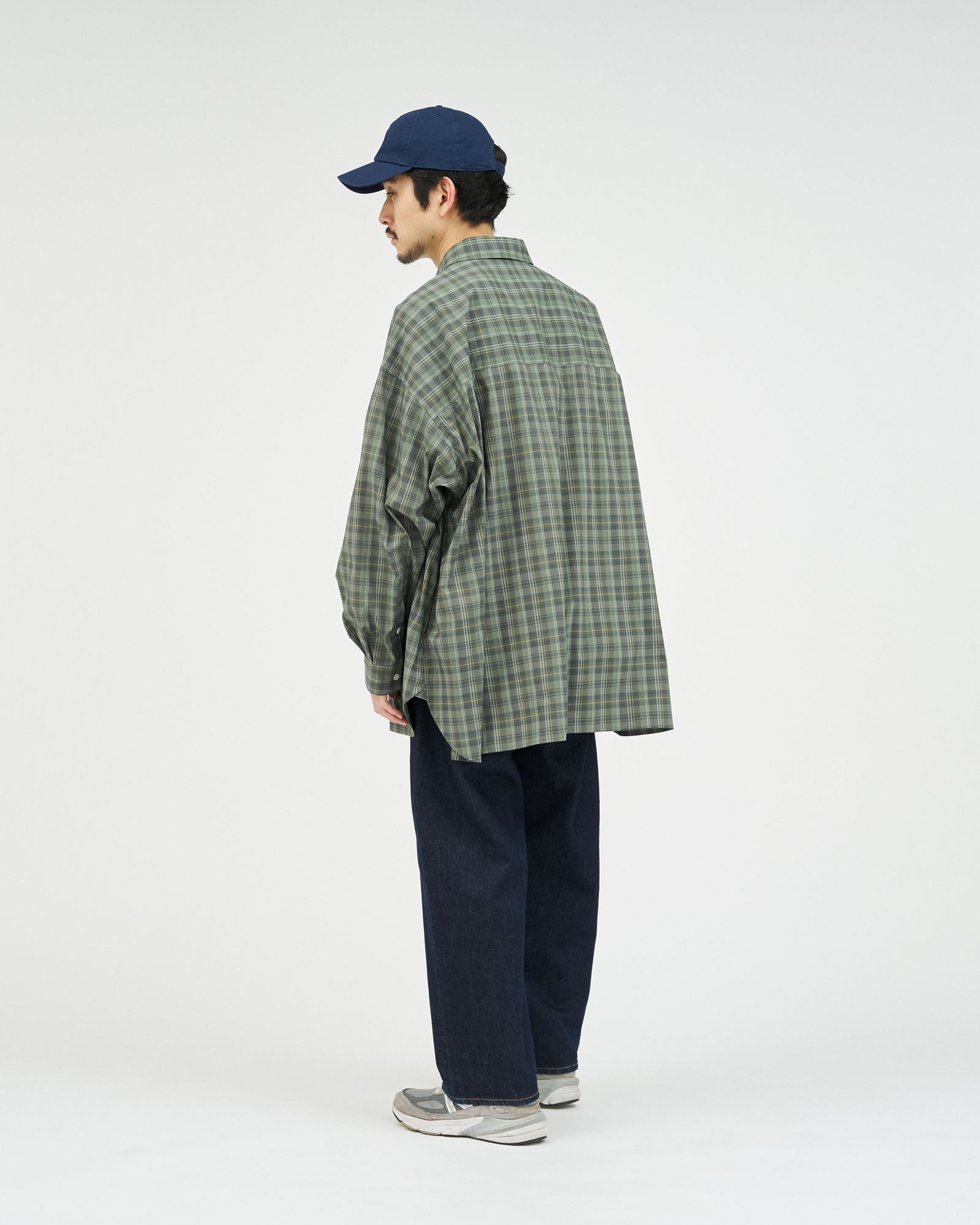 フレッシュサービス MADRAS DRY TECH REGULAR COLLAR SHIRT (FSC261-50251)KHAKI★2月14日(土)発売