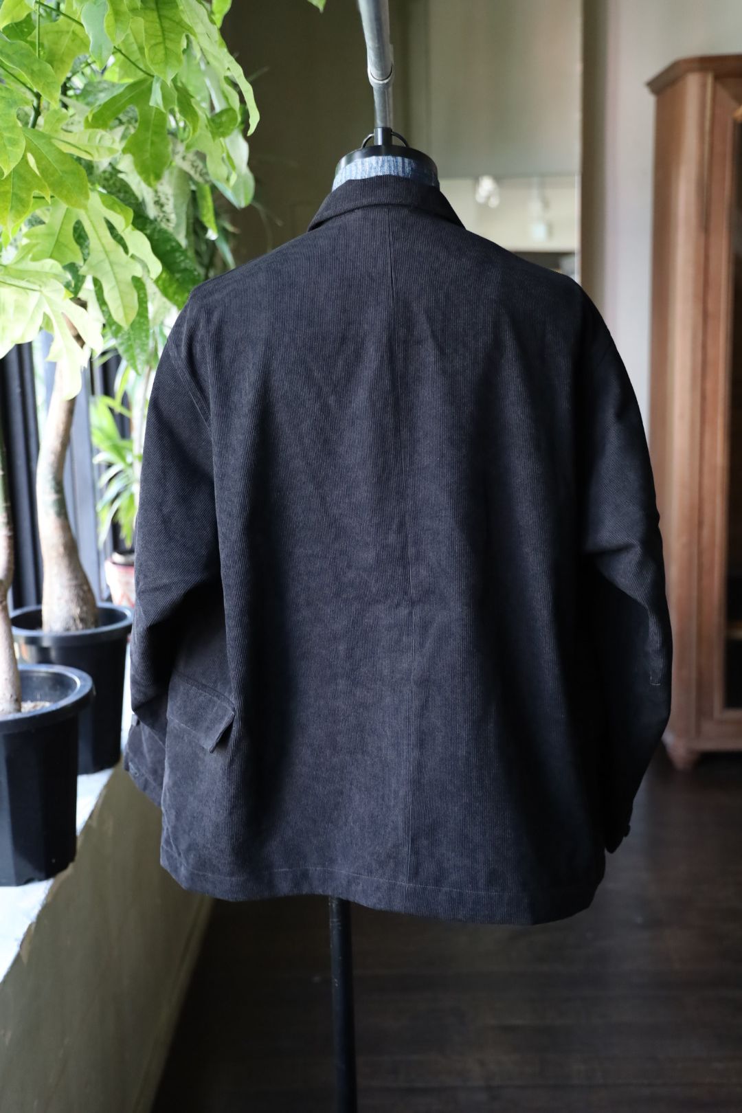 DAIWA PIER39 25FW TECH LOOSE 2B JACKET CORDUROY(BJ-32025W)BLACK