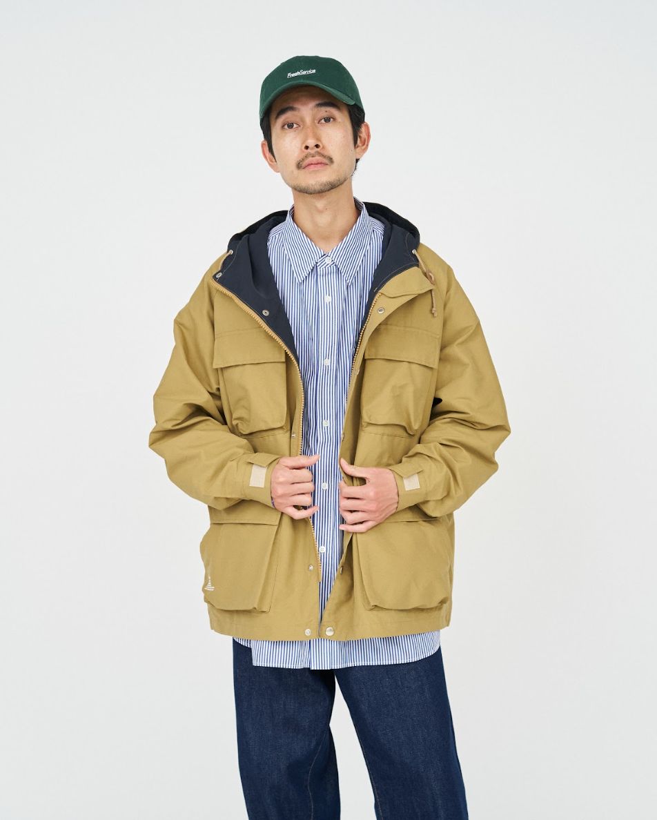 フレッシュサービス N/C GROSGRAIN MOUNTAIN PARKA (FSC253-20171)BEIGE☆9月13日(土)発売！