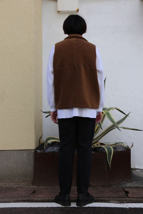 Graphpaper 新作Wool Boa Zip-Up Vest style.2020.9.27.