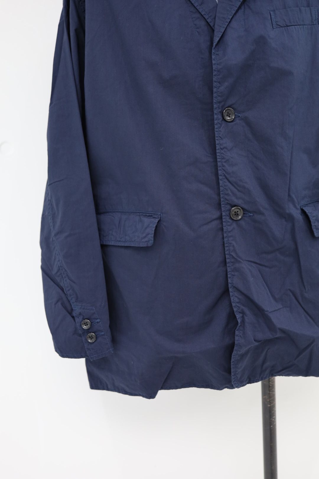 グラフペーパー 26SS Garment Dyed Typewriter Oversized Jacket(GU261-20099B)NAVY☆3月7日(土)発売！