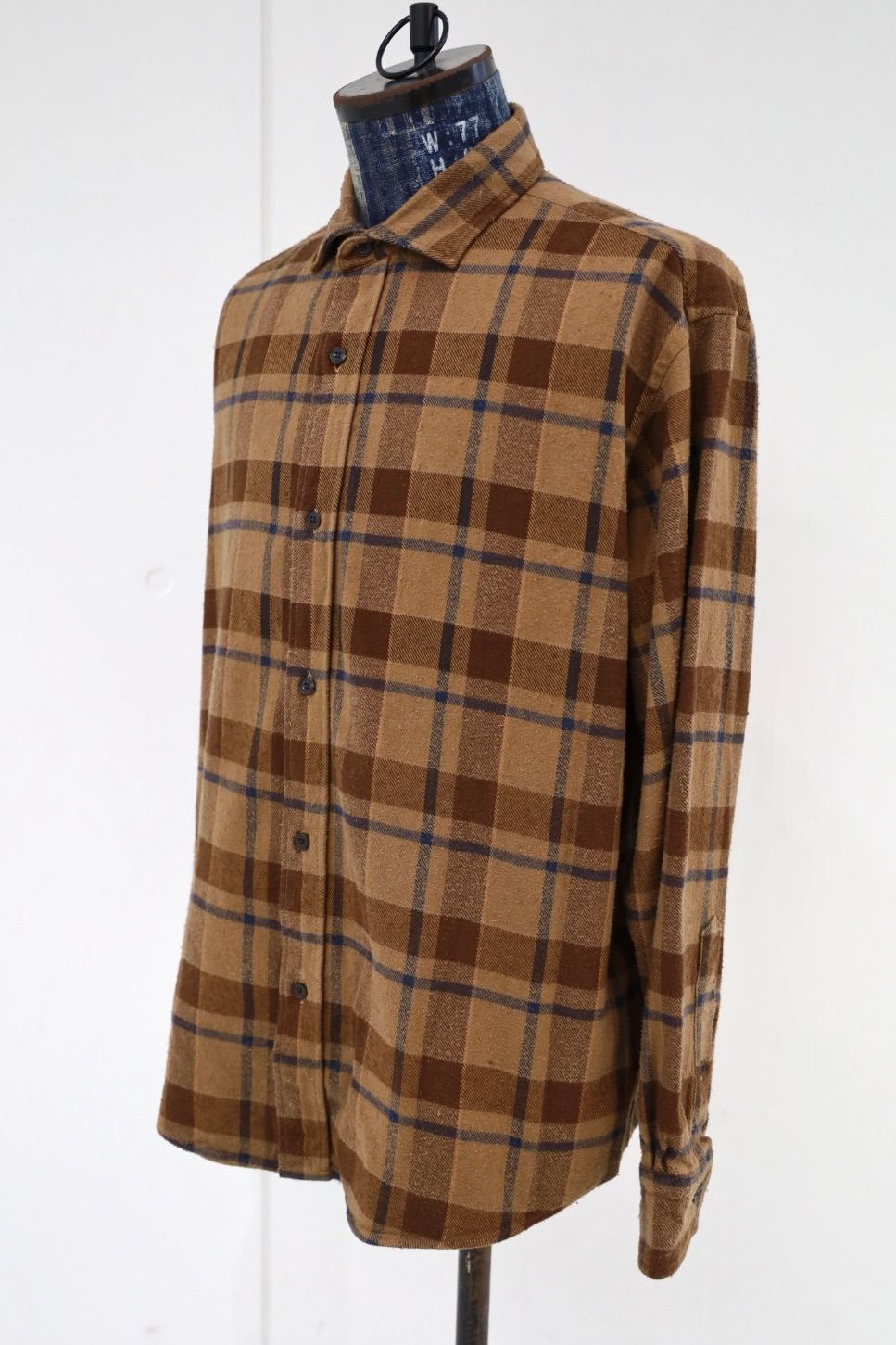 アプレッセ 2026 STYLE2 Vintage Cotton Silk Nep Twill Check Shirts(26AAP-02-07)BROWN☆8月22日(土)発売！
