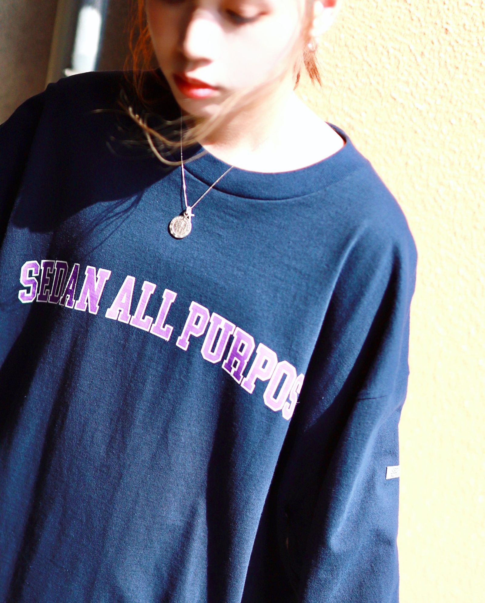SEDAN ALL-PURPOSE 新作Arch Logo L/S Tee style.2023.7.29