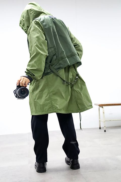 COMME des GARCONS HOMME 26FW リバーシブルモッズコートスタイル