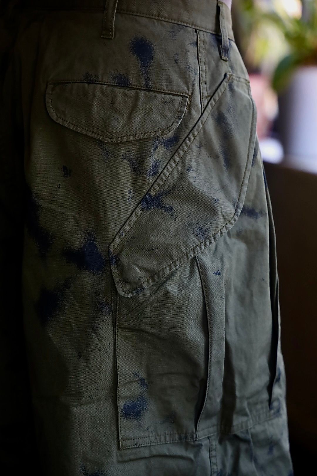 Gurank グランク Poplin camouflage cargo pants(2552)KHAKI/BLACK★新作発売！