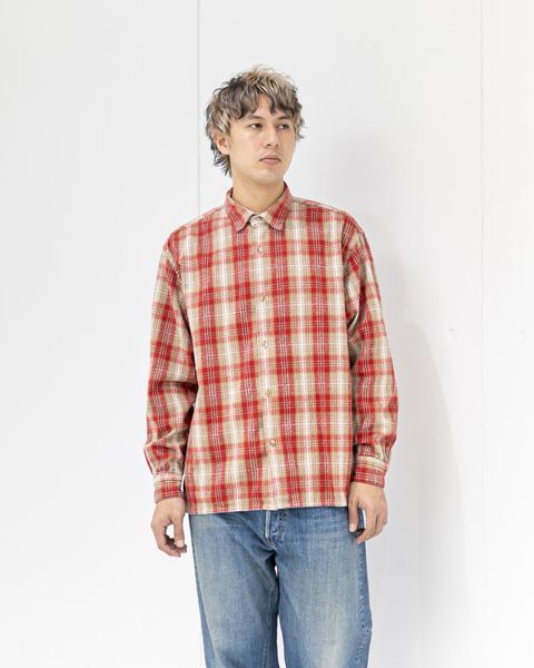 A.PRESSE 新作 Vintage Cotton Silk Nep Twill Check Shirts1月24日(土)新作発売！