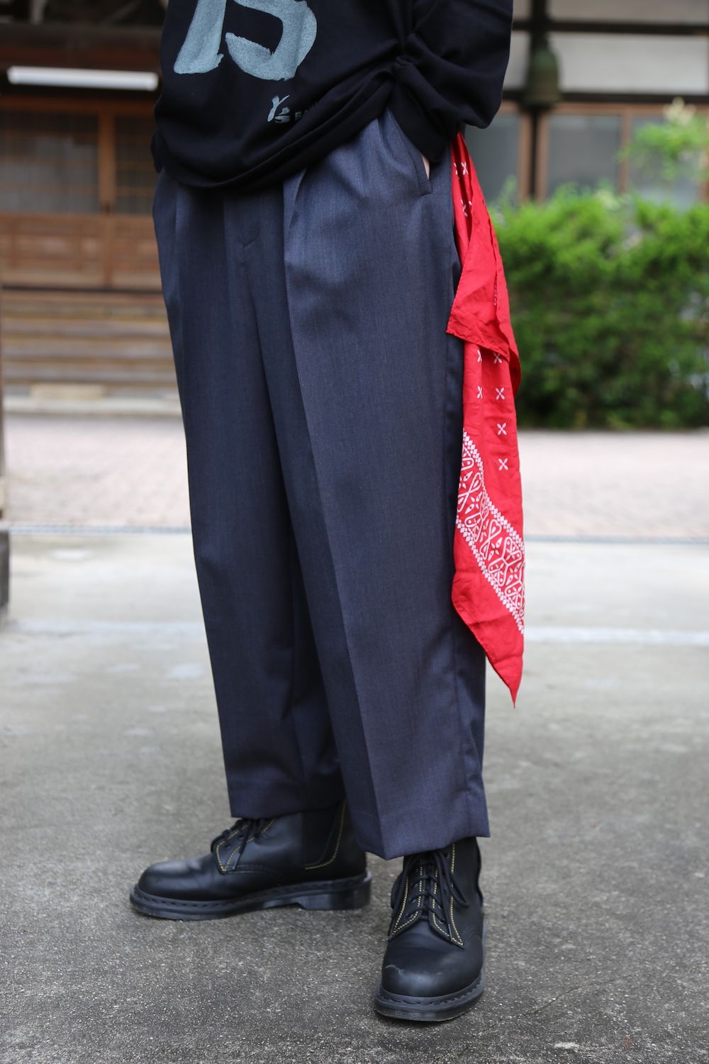 yohji yamamoto BANG ON! デカロゴTシャツ 長袖(YA-T33-052) Style. 2021.06.05.