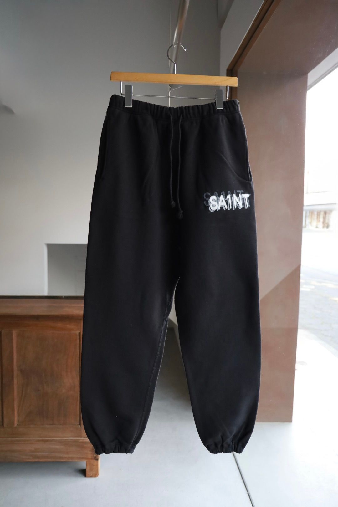 セントマイケル25SS SEVEN DEADLY PANTS(SM-HR8-0000-055)BLACK