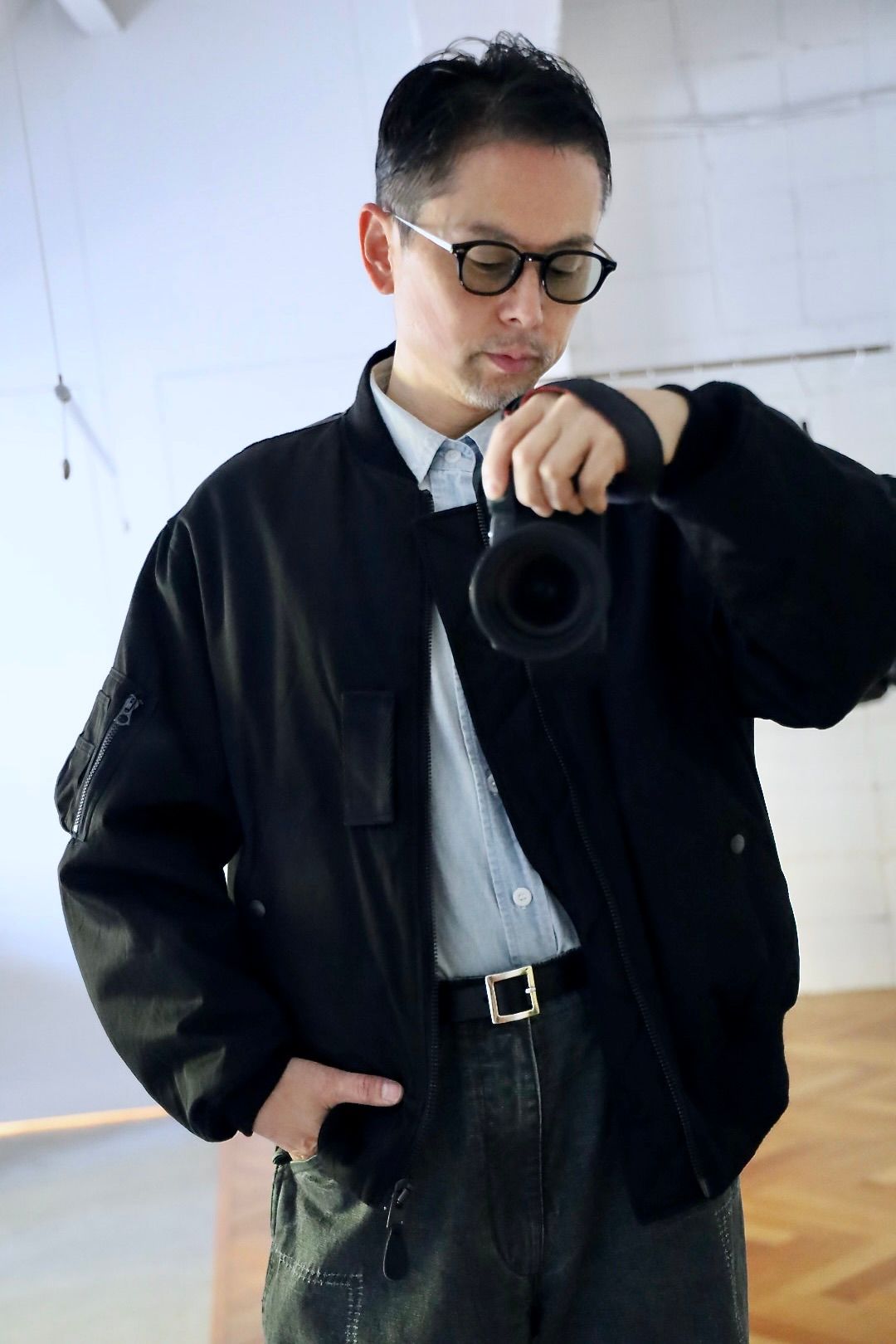 ジャケット・アウター 25SS A.PRESSE silk flight jacket 3 A.PRESSE Vintage Silk Flight Jacket 25SAP-01-15H (25SAP-01