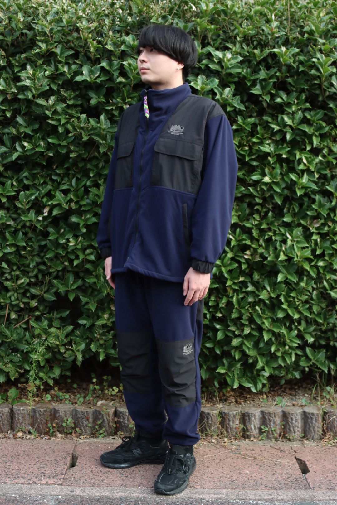 イズネス22AW THM FLEECE PANTS (1003AWPT01)NAVY