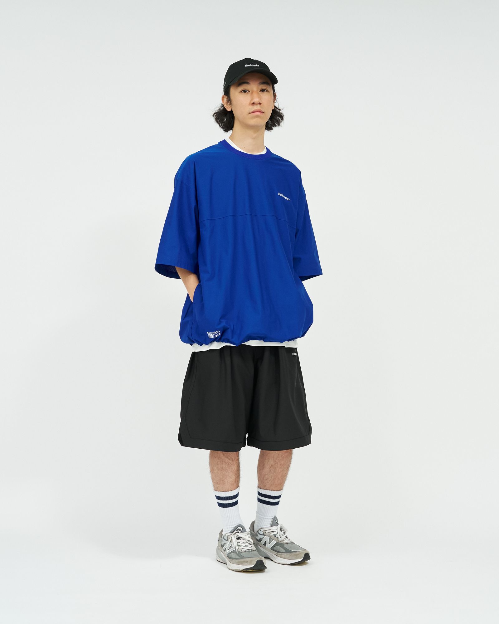 フレッシュサービス  ACTIVE DRY MESH PULLOVER(FSC263-70163)BLUE☆7月18日(土)新作発売！