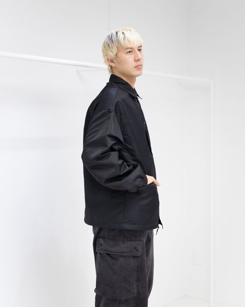blurhms 26SS Washed Nylon Coach Jacket MARKスタイル！