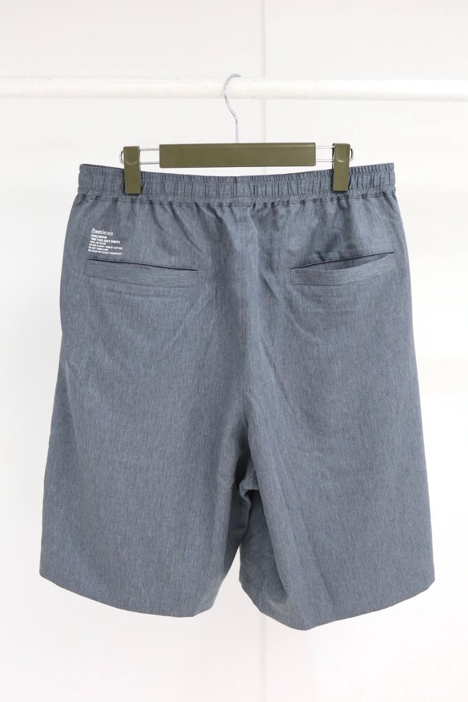 フレッシュサービスCOOLFIBER TWO TUCK EASY SHORTS (FSC261-40258)H.GRAY☆4月11日(土)発売！
