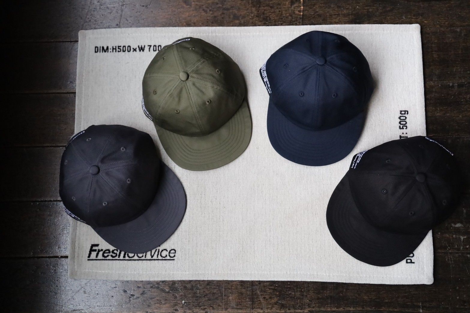 フレッシュサービス キャップ CORPORATE UNIFORM CAP(FSP252-90059)BLACK