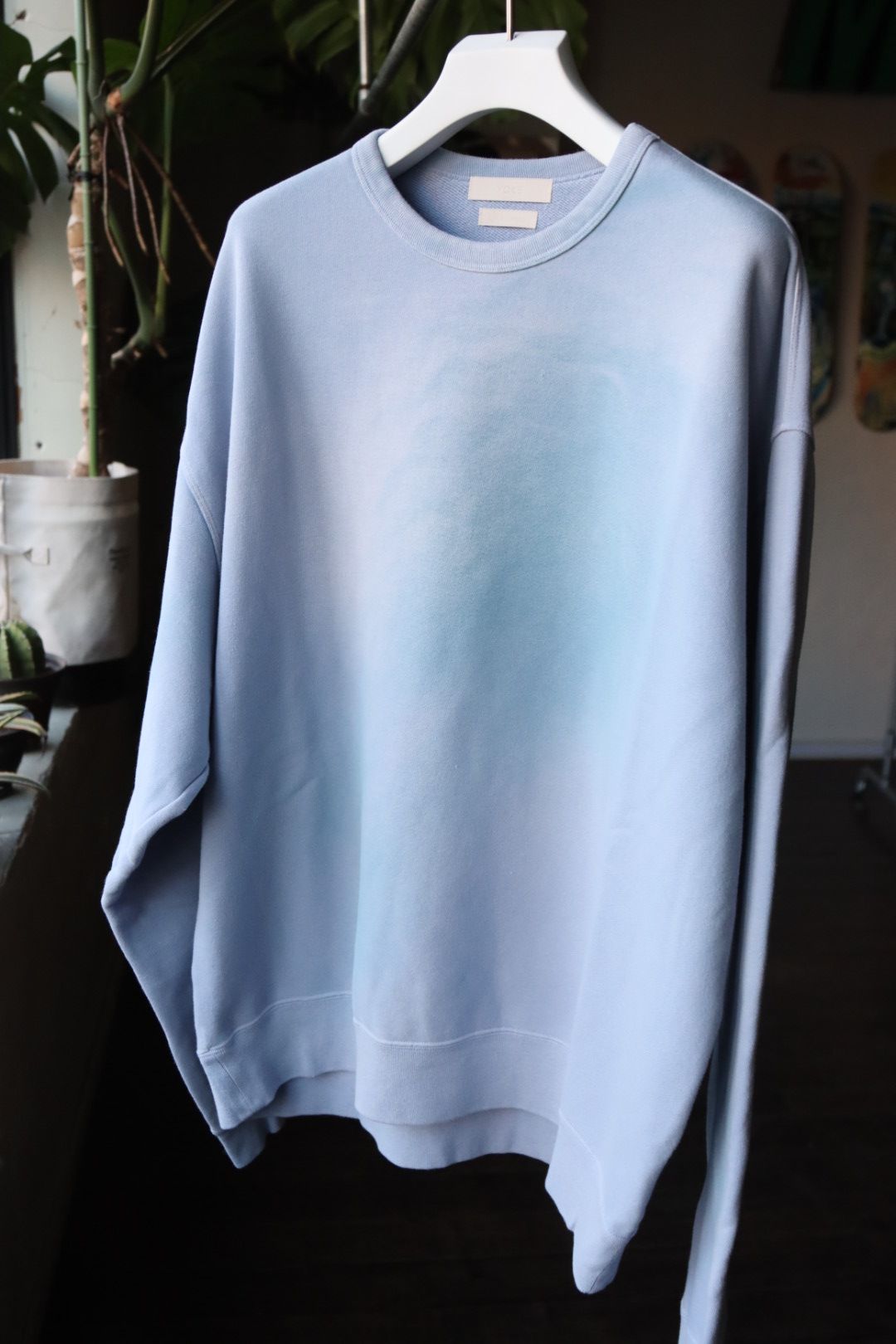 新品 タグ付 YOKE/ヨーク/GARMENT DYE YOKE SWEAT-