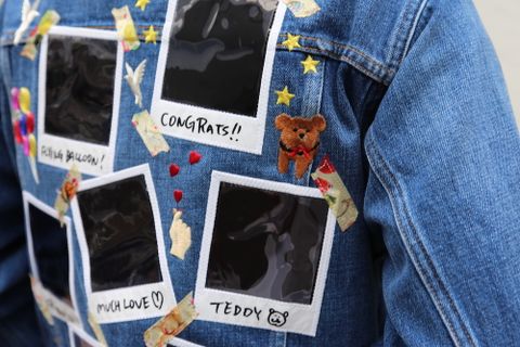 doublet MEMORIAL POLAROID DENIM JACKET(21SS06BL115) style. 2021.04.28.