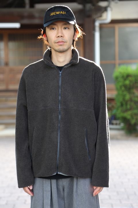 Graphpaper Wool Boa Zip-Up Blouson Style.2020.10.19.