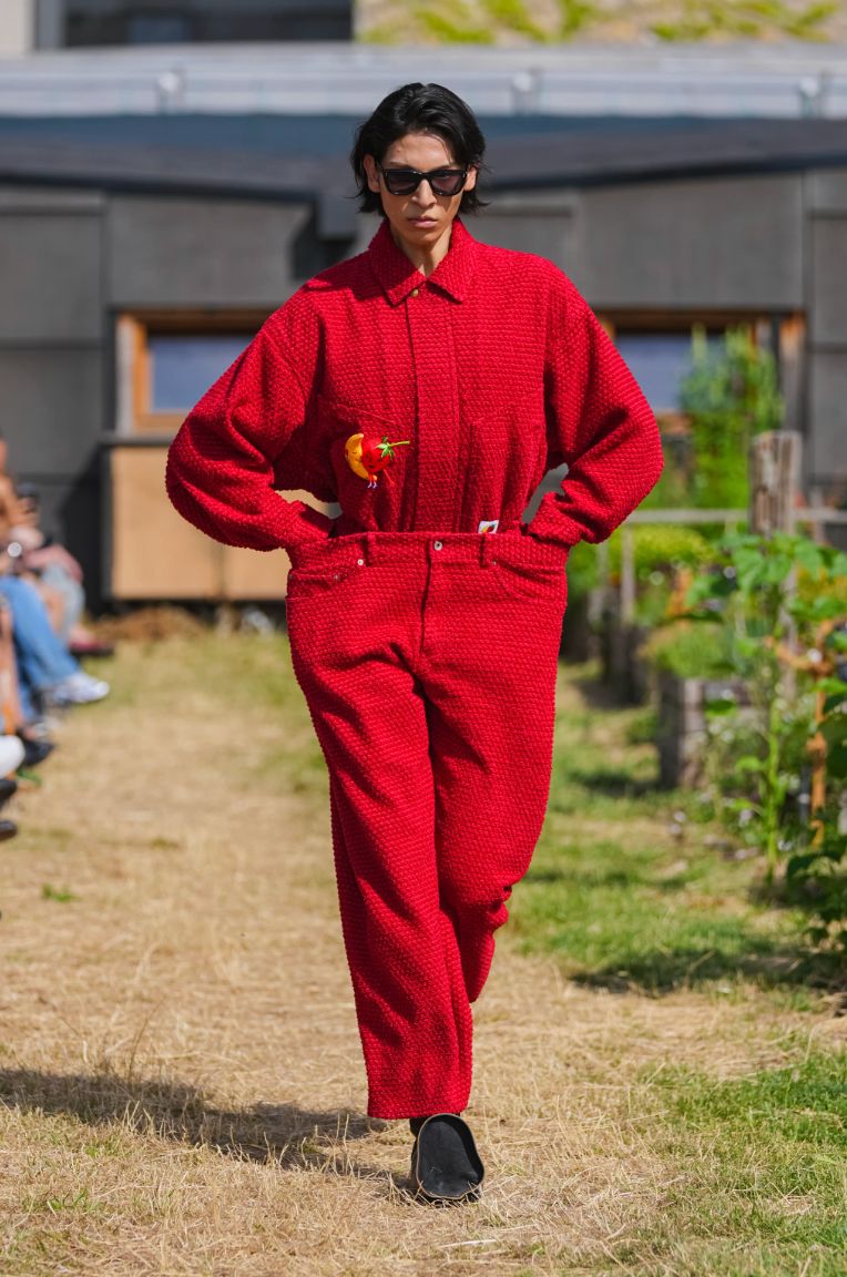 doublet ダブレット26SS STRAWBERRY WORK JACKET (26SS16BL254-1) RED★1月17日(土)11:00発売！