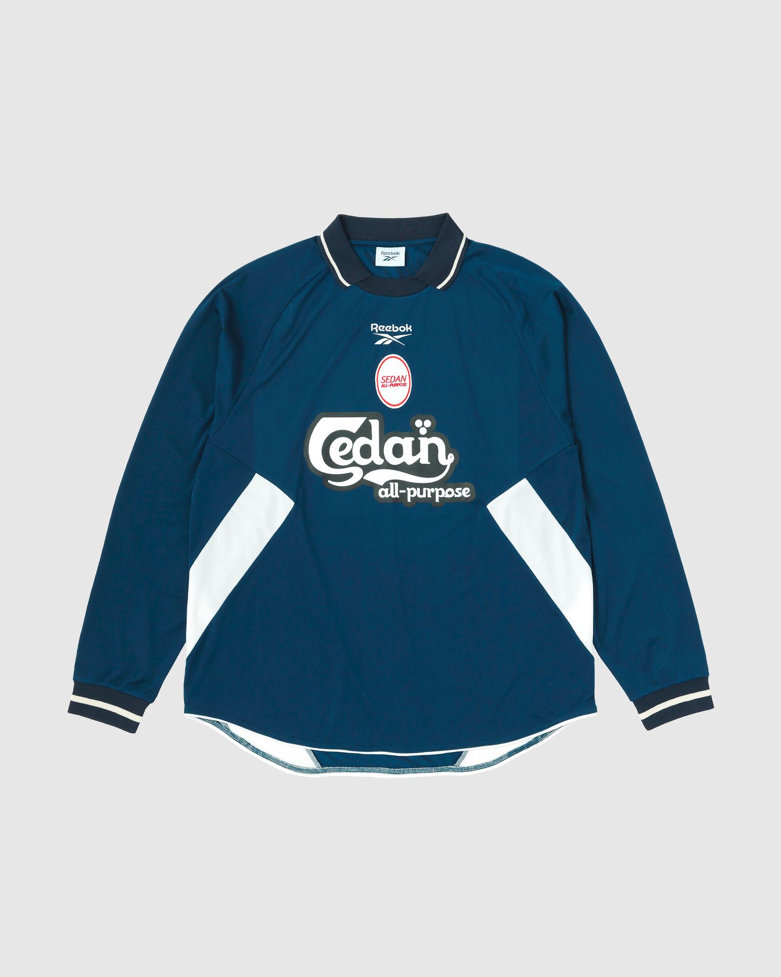セダンオールパーパス SS26 Reebok /  L/S Game Shirt(SD26S-CT01)Navy☆2月7日(土)12:00発売！