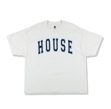 イズネスミュージック HOUSE T-SHIRT(IMP5_26_HOUSE5ST01)WHITE