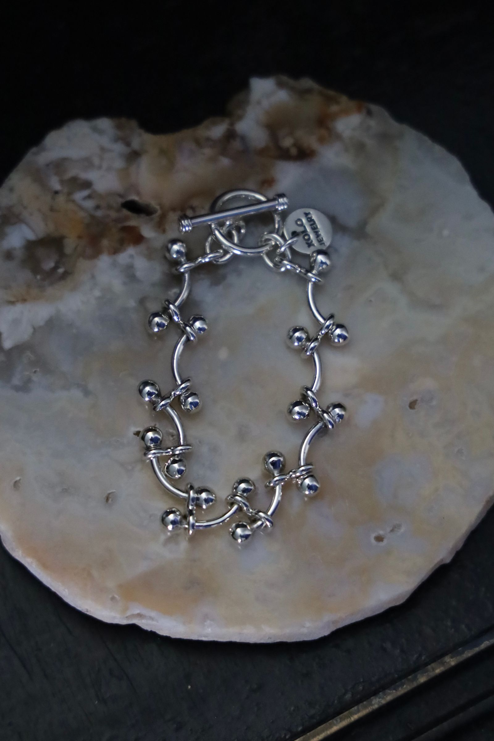 XOLO JEWELRY ショロジュエリー / Single DNA Link Bracelet(XOB086)SILVER925