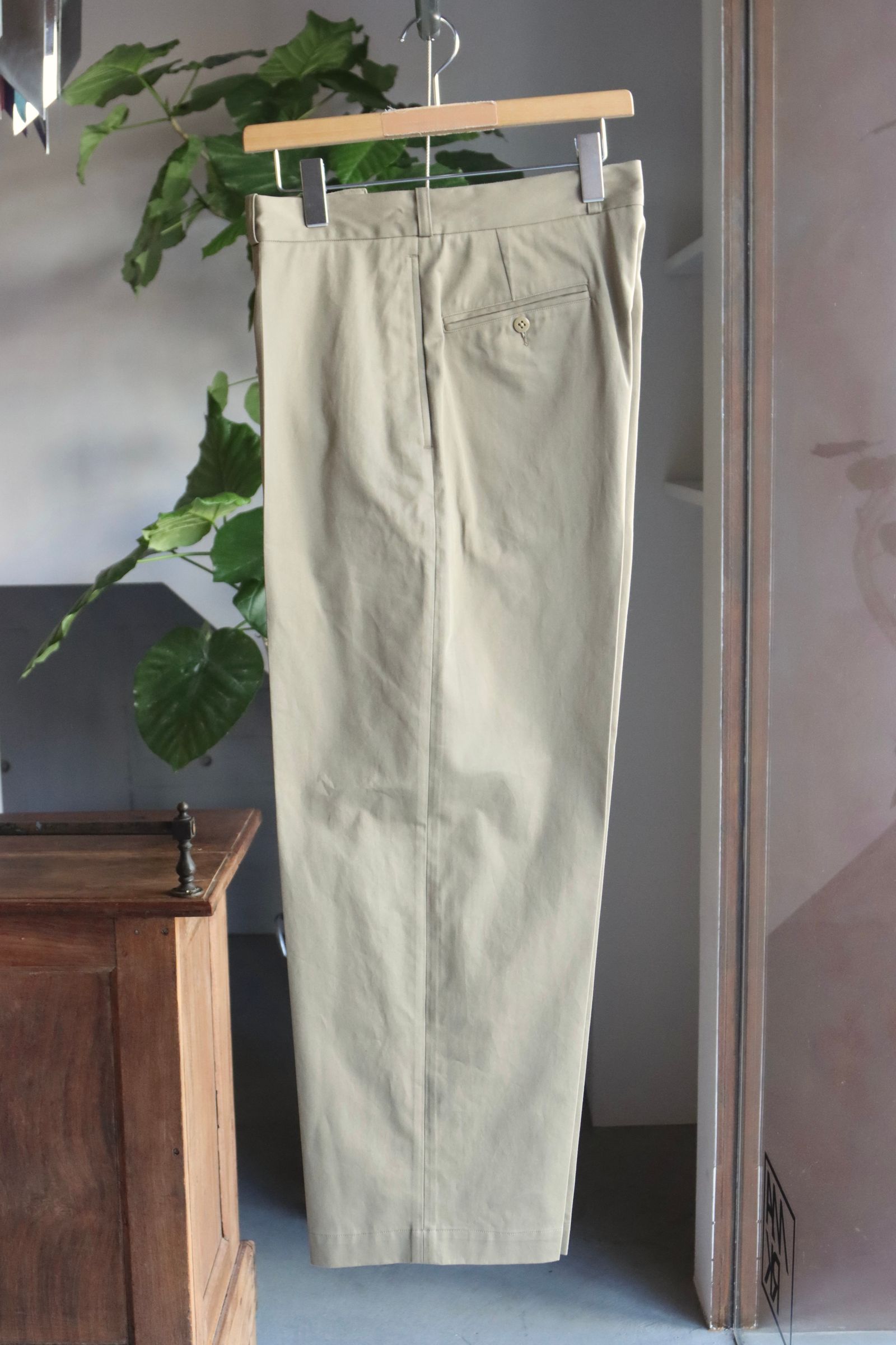 ブラームスルーツストック 25FW 2046D Chino Pants(bROOTS24F20F25)DustyBeige