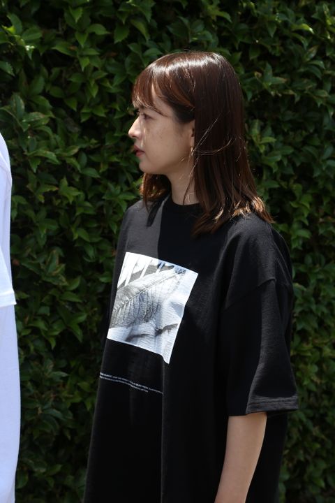 Graphpaper POET MEETS DUBWISE for Graphpaper Oversized Tee “WORDS AND SILENCE” style. 2021.05.29.