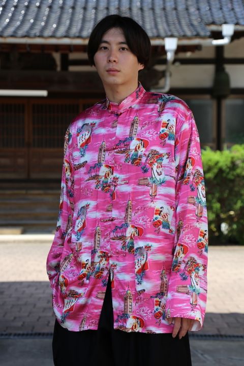 doublet ALOHA KUNG FU SHIRT(20AW14SH83) "PINK" style.2020.8.9.