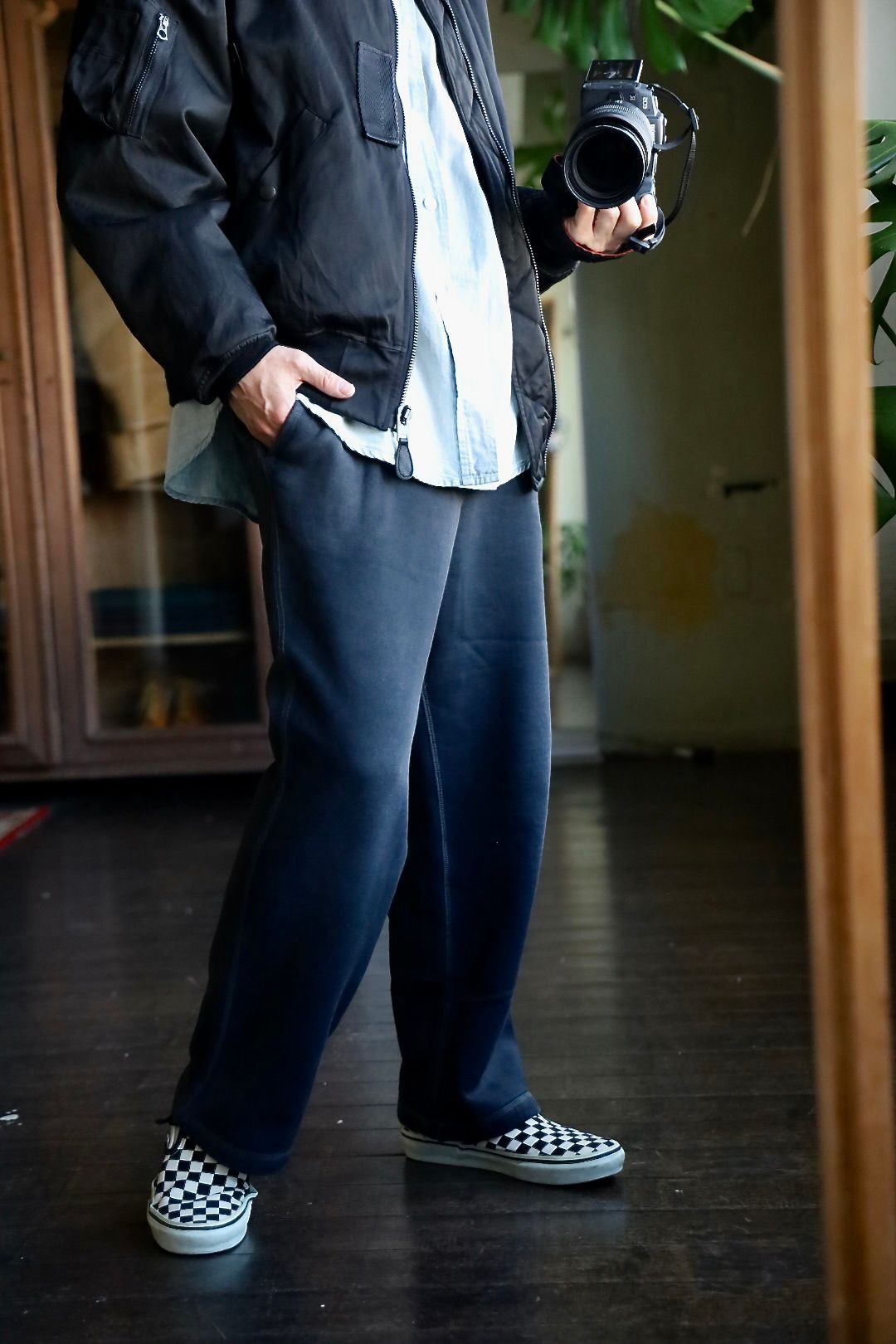 アプレッセ　a.presse Vintage Sweat ブラック 25ss新品 A.PRESSE - アプレッセ Vintage Sweat Pants(25SAP-05-10K)BLACK