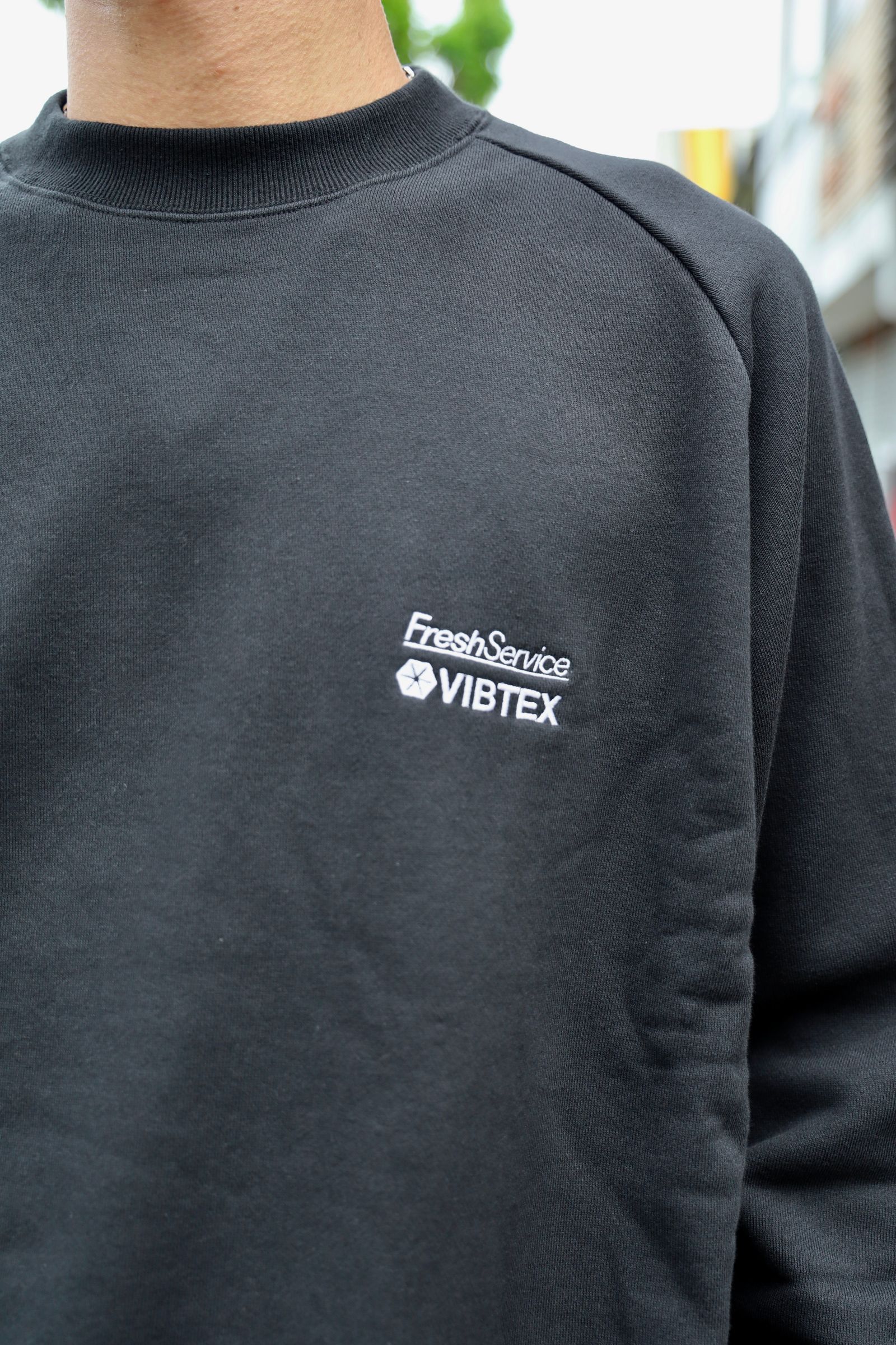 FreshService VIBTEX for FreshService SWEAT CREW NECK PULLOVER (BLACK) 5月31日(土)新作発売！