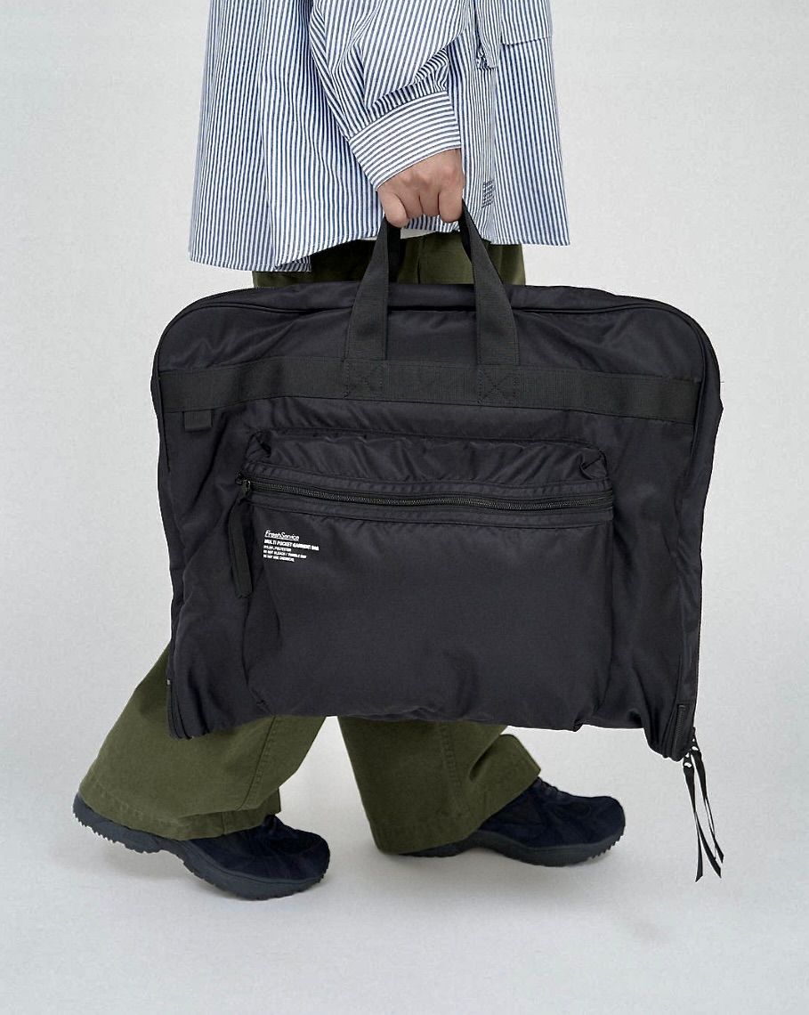 FreshService - フレッシュサービス MULTI POCKET GARMENT BAG(BLACK)☆再入荷しました！ | mark