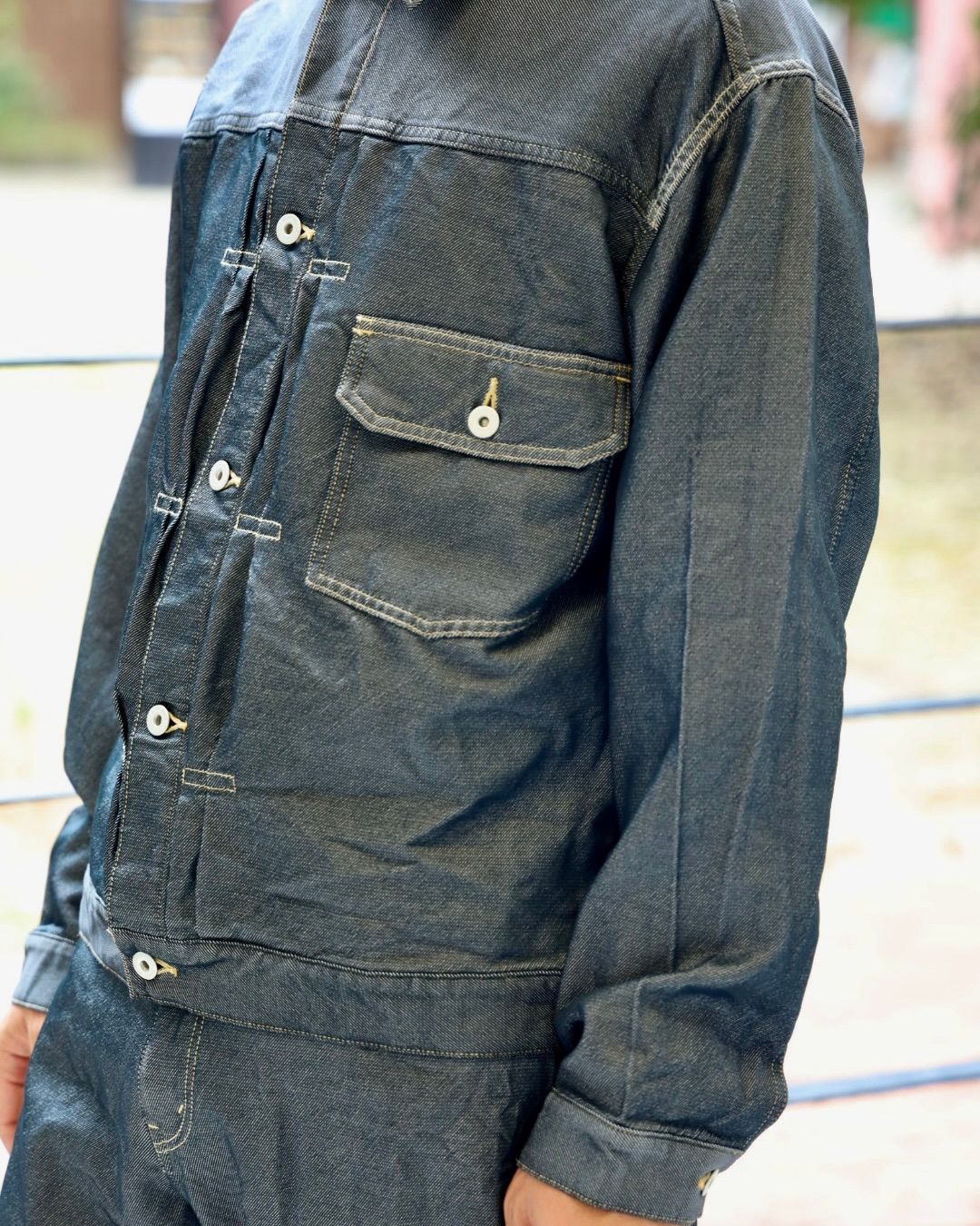 COMME des GARCONS HOMME エステルサージ 製品染デニムジャケット 9月4日(土)新作発売！