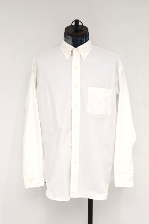 グラフペーパー26AW Oxford L/S B.D Box Shirt (GM263-50020B)WHITE☆8月1日(土)発売！