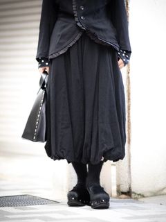 tao 26FW ウールツイル先染 製品縮絨パンツ(TR-P007-051-1)BLACK☆10月2日(金)発売！
