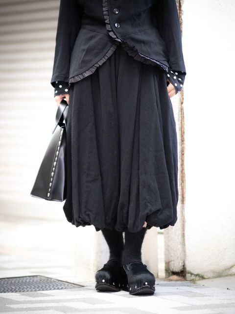 tao 26FW ウールツイル先染 製品縮絨パンツ(TR-P007-051-1)BLACK☆10月2日(金)発売！