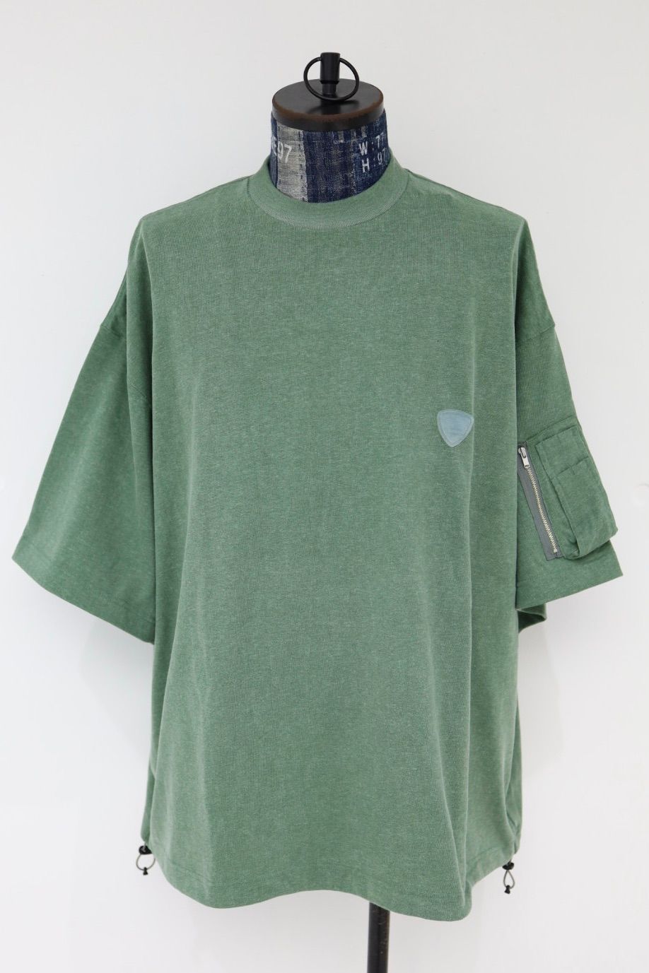 イズネス 26SS Arm Pocket Balloon T-Shirt (26SS_40_1008SST01)GREEN☆新作発売！