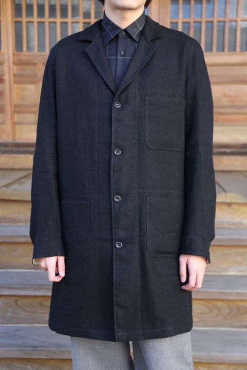 JUNYA WATANABE COMME des GARCONS MAN ウール麻ツイル縮絨×牛革(WF-C401-051) style.2020.11.23.