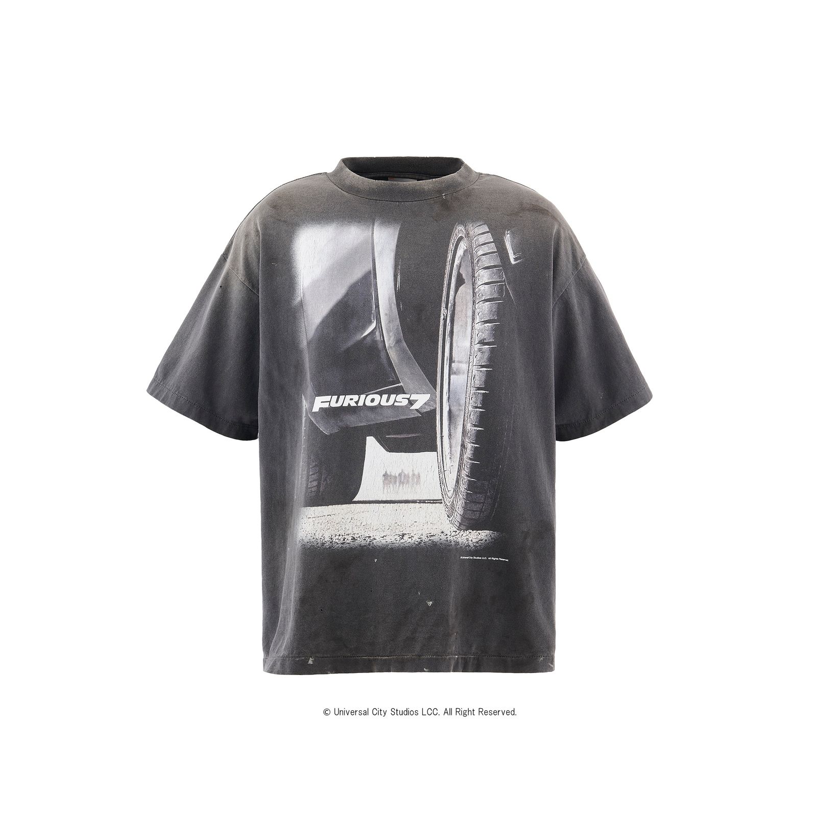 セントマイケル Tシャツ FURIOUSFF_SS TEE(SM-HR1-0000-C74)BLACK