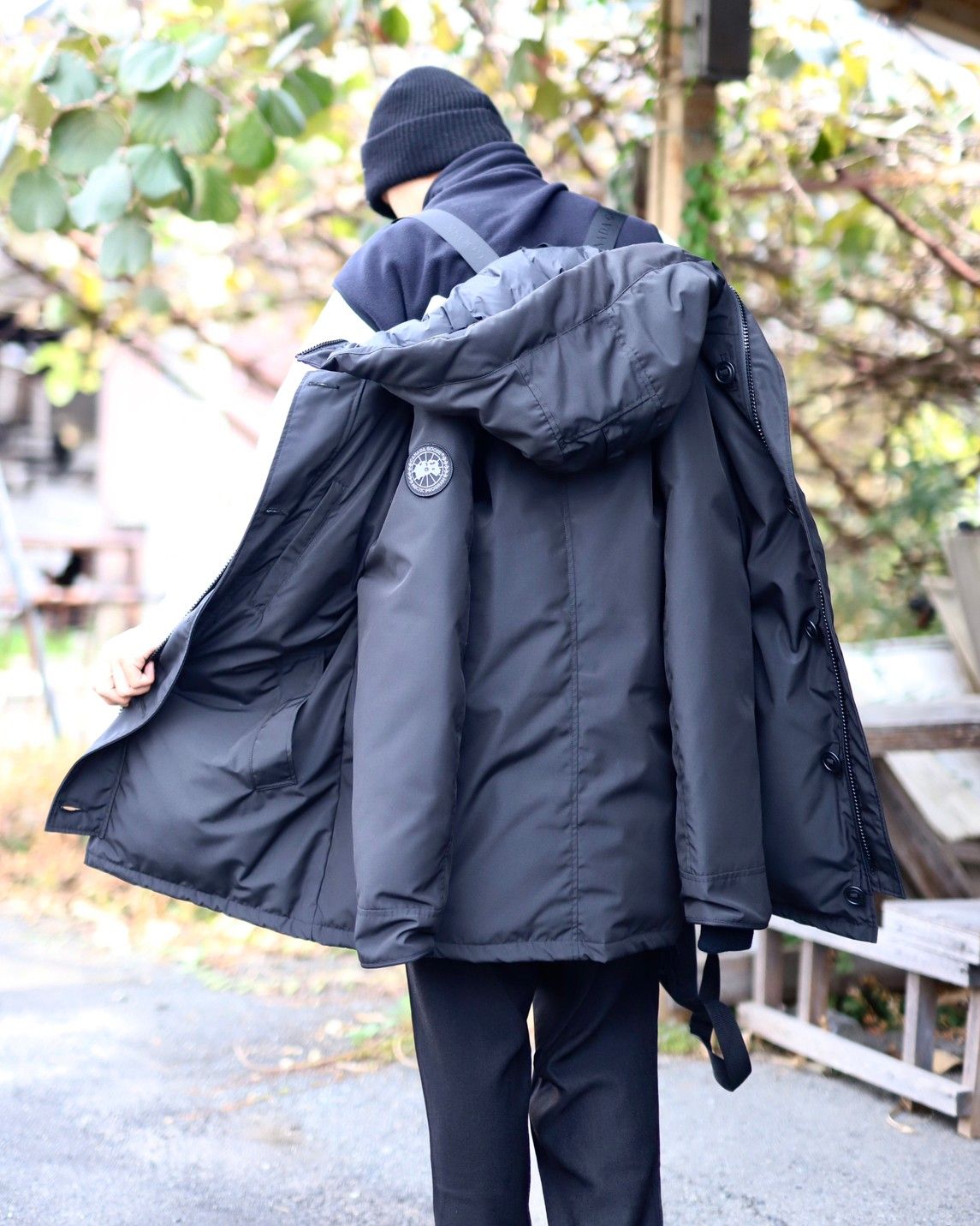 【 】シャトー パーカ ★ デキる男の旬のオシャレ服 CANADA GOOSE カナダグース23AW Chateau Parka BLACK LABEL