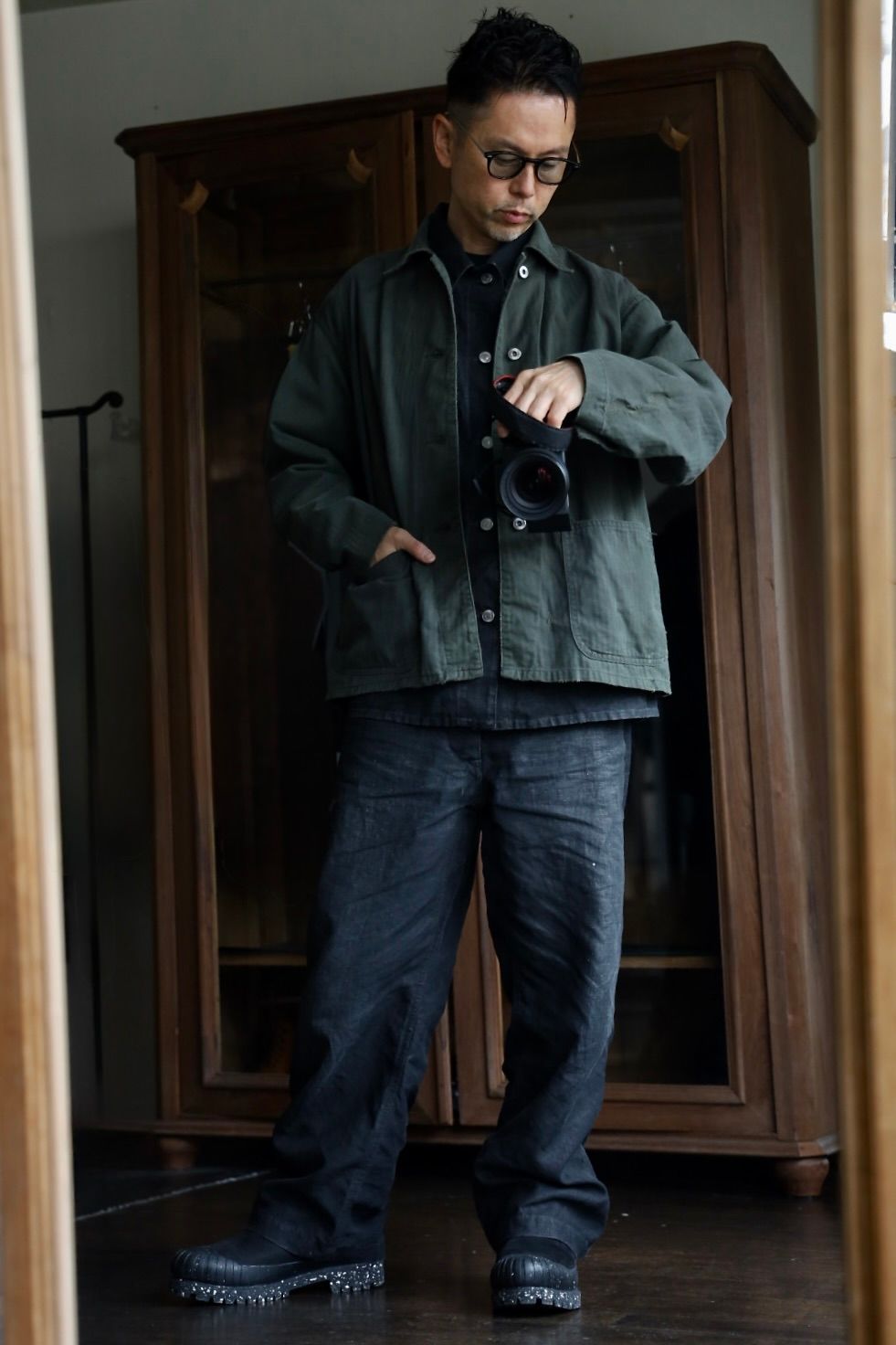 A.PRESSE - アプレッセ 25SS Vintage P41 Military Jacket(25SAP